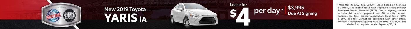 New Yaris Lease New Yaris Lease