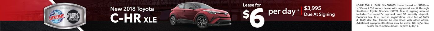 New C-HR Lease New C-HR Lease