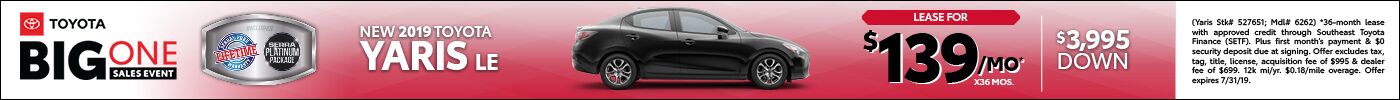 New 2019 Toyota Yaris New 2019 Toyota Yaris