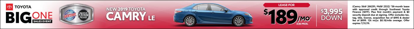 New 2019 Toyota Camry New 2019 Toyota Camry