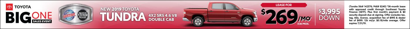 New 2019 Toyota Tundra 4x2 4.6 V8 Double Cab New 2019 Toyota Tundra 4x2 4.6 V8 Double Cab