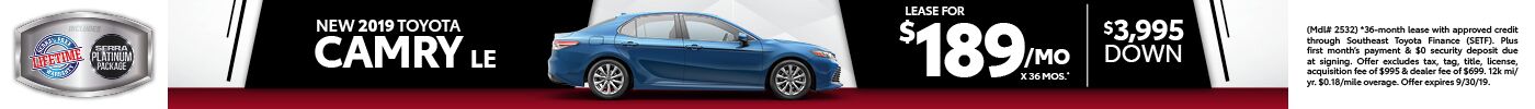 New 2019 Toyota Camry New 2019 Toyota Camry