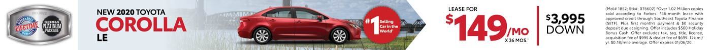 Nov 2020 Toyota Corolla Nov 2020 Toyota Corolla