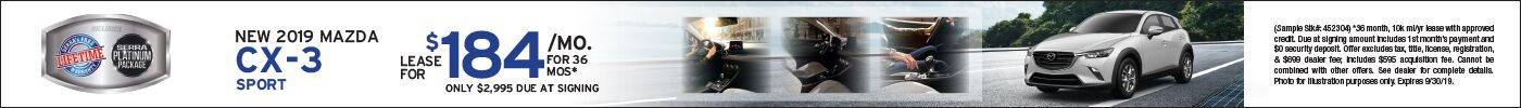 CX-3 Sport 9/30 CX-3 Sport 9/30