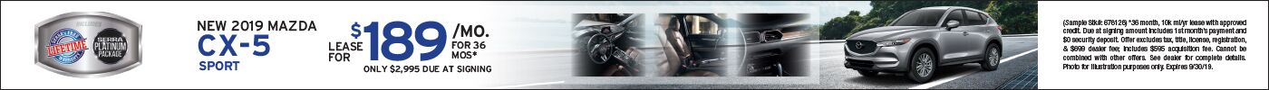CX-5 Sport 9/30 CX-5 Sport 9/30