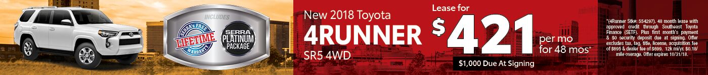 2018 Toyota 4Runner 2018 Toyota 4Runner