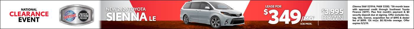 2020 Toyota Sienna 2020 Toyota Sienna