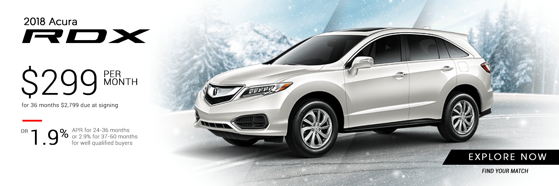 Acura deals january 2018