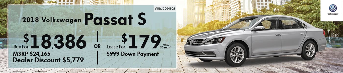 2018 Passat S 2018 Passat S