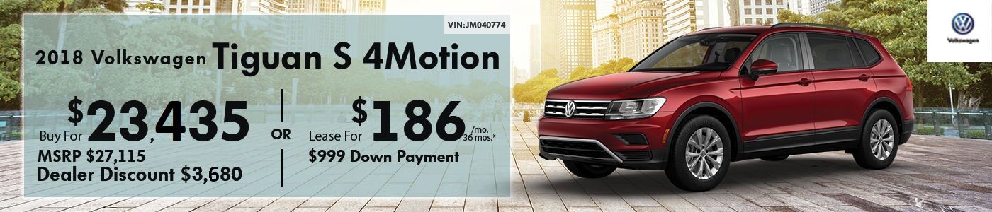 2018 Tiguan S 4Motion 2018 Tiguan S 4Motion