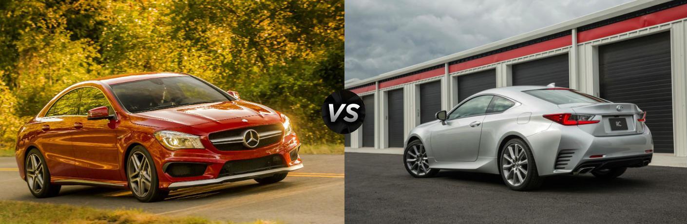 2016 Mercedes-Benz CLA vs 2016 Lexus RC