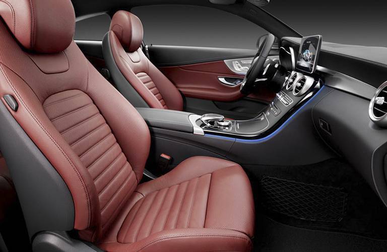 Mercedes-Benz C-Class Front Red Seats