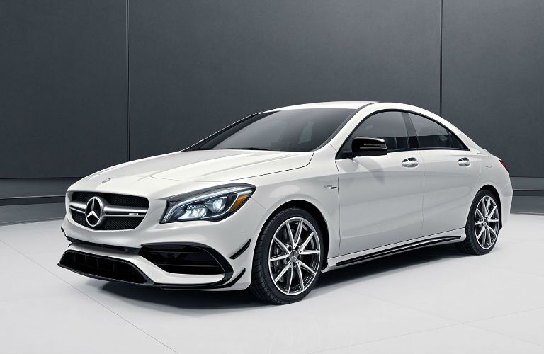2018 AMG® CLA 45 Coupe white side
