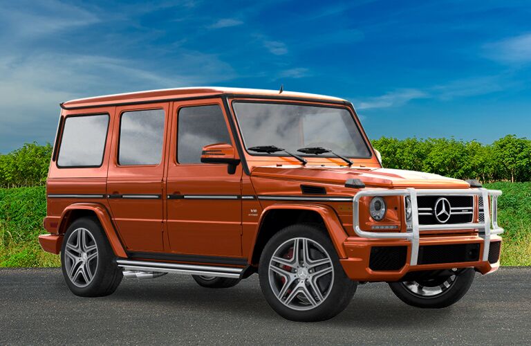2018 Mercedes-Benz G-Class in orange