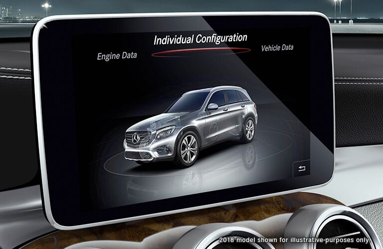 Touchscreen in the 2019 Mercedes-Benz GLC