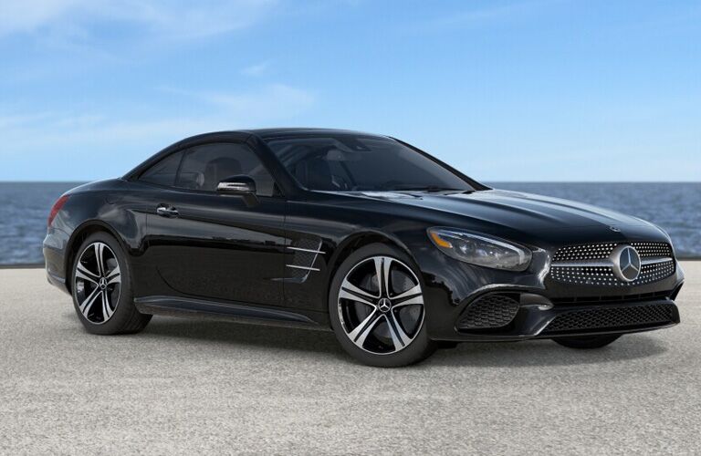 2019 Mercedes-Benz SL 450 Roadster black side view