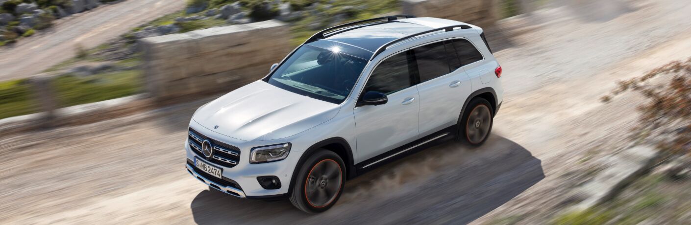 2020 glb on dirt road