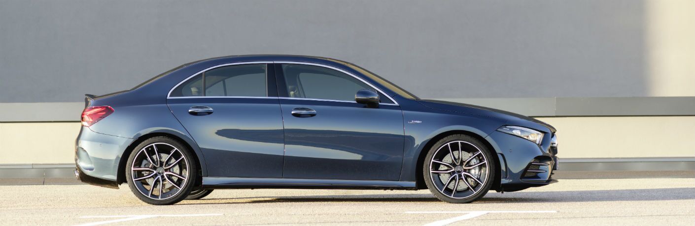 2020 MB AMG A-Class exterior passenger side profile