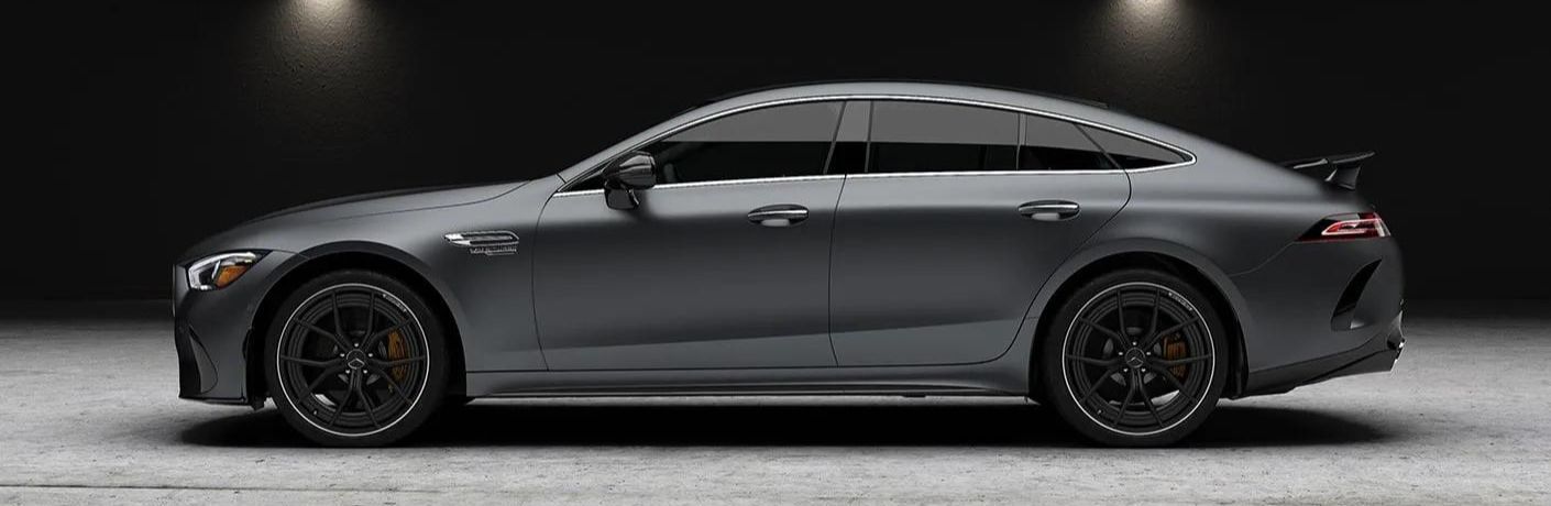 side view image of a Mercedes-Benz car