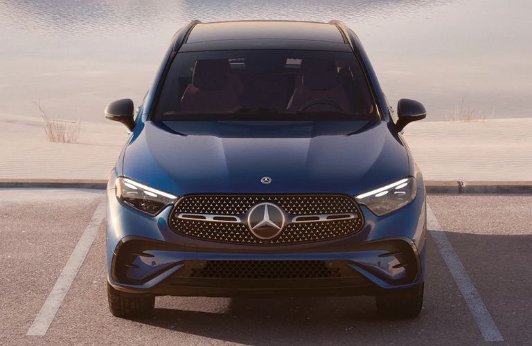 2026 Mercedes-Benz GLC front view in a parking lot