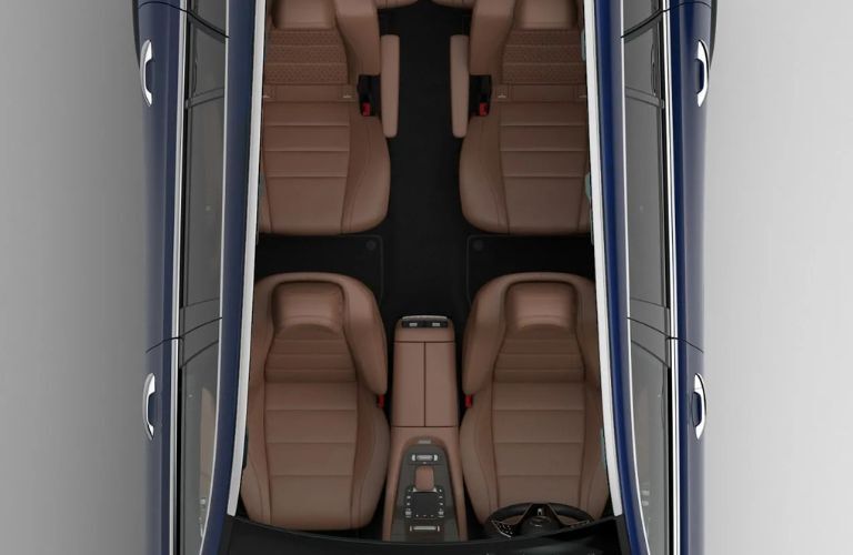 2026 Mercedes-Benz GLS overhead view of interior