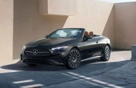 Mercedes-Benz CLE Cabriolet front and side view