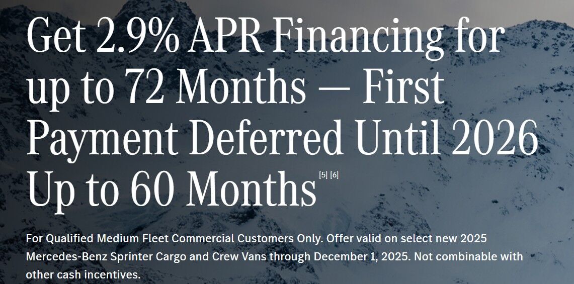 2025 Mercedes-Benz Sprinter Cargo Van