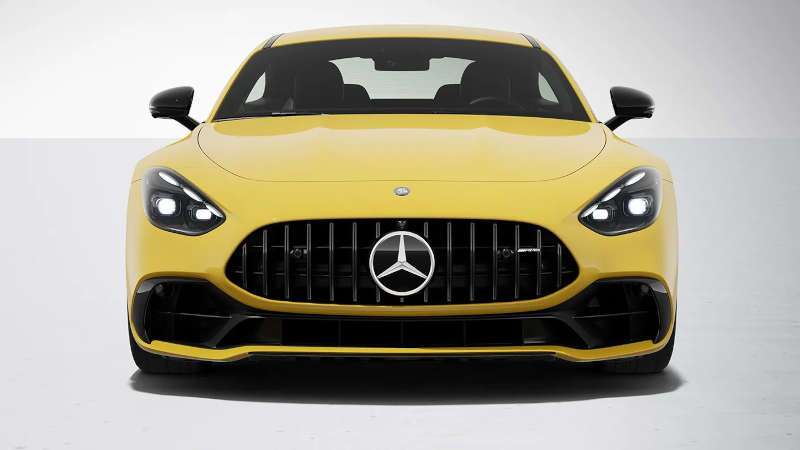 A front external view of the 2025 Mercedes-Benz AMG® GT 55