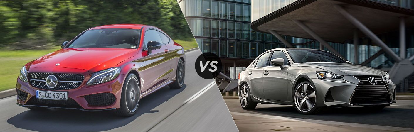 2017 Mercedes-Benz C-Class VS Lexus IS