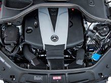 Mercedes-Benz engine in vehicle