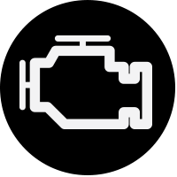 An engine symbol