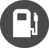 gray fuel pump icon
