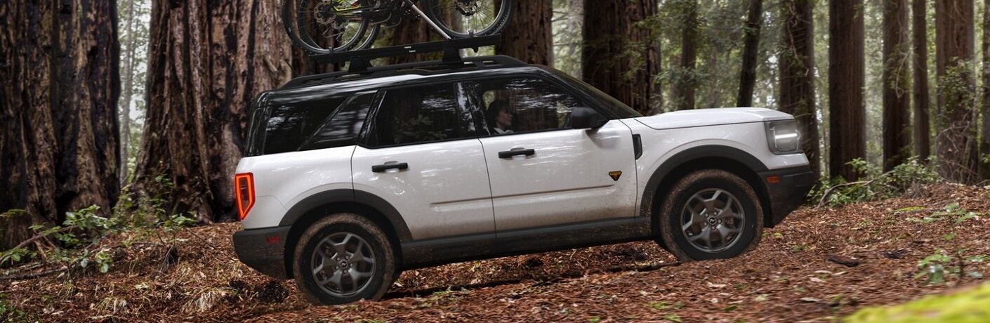 2021 Ford Bronco on forest trail