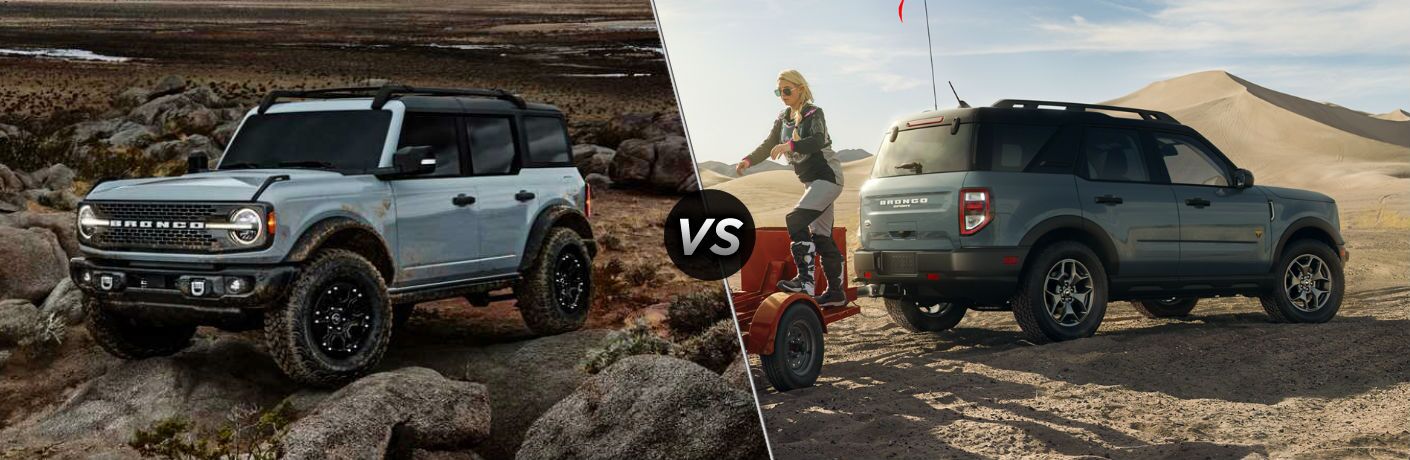 2021 Ford Bronco vs 2021 Ford Bronco Sport