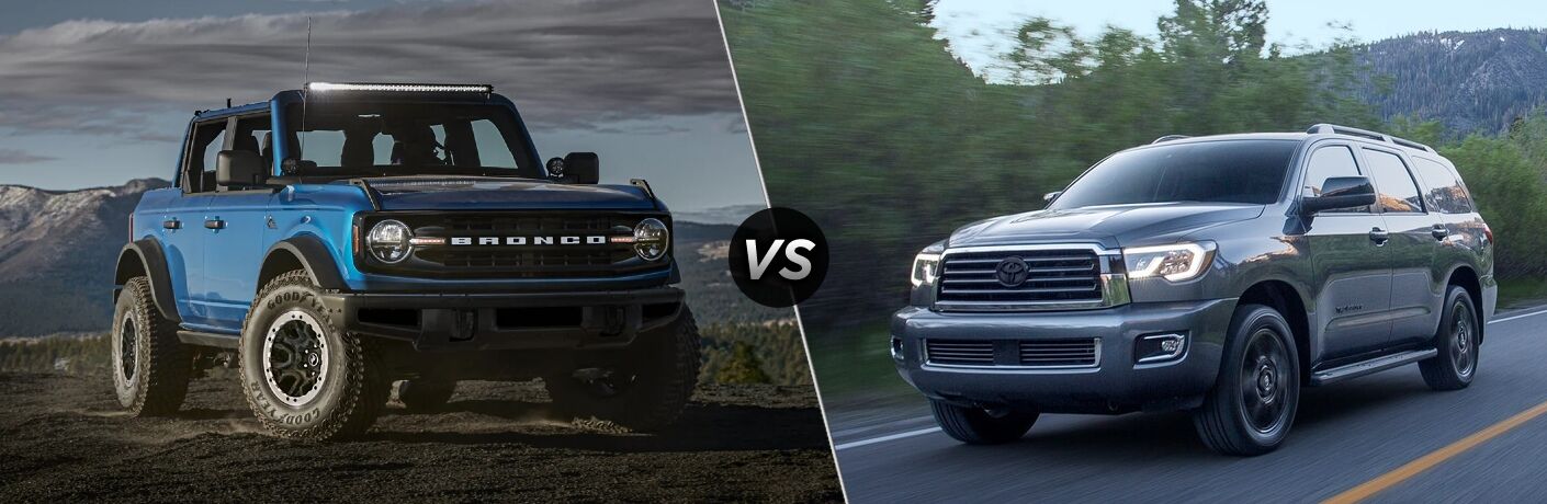 2021 Ford Bronco vs. 2021 Toyota Sequoia