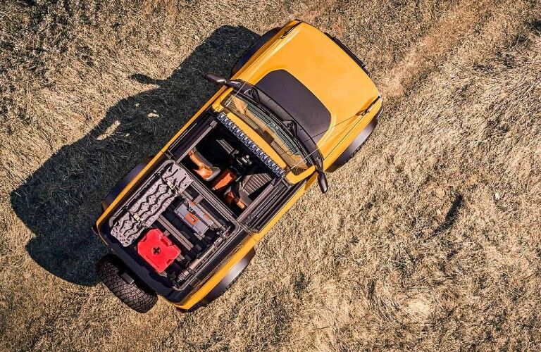 2021 Ford Bronco viewed from above