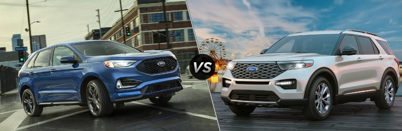 2021 Ford Edge vs 2021 Ford Explorer
