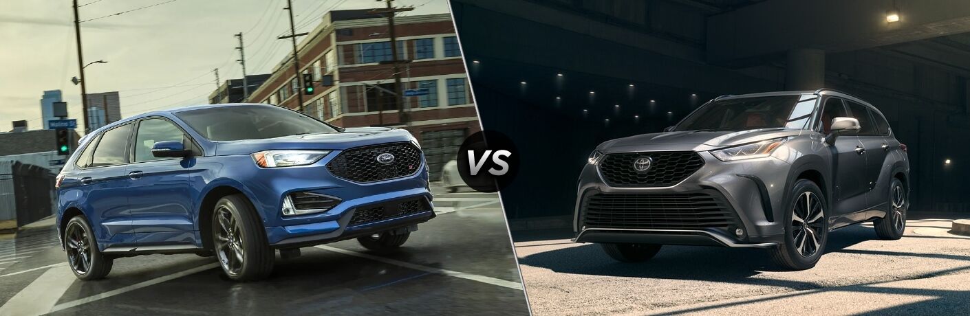 2021 Ford Edge vs 2021 Toyota Highlander