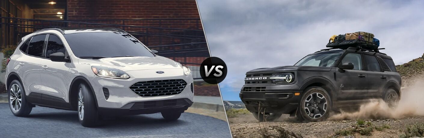 2021 Ford Escape vs 2021 Ford Bronco Sport