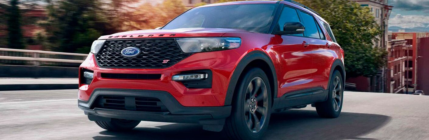 2021 Ford Explorer ST on road