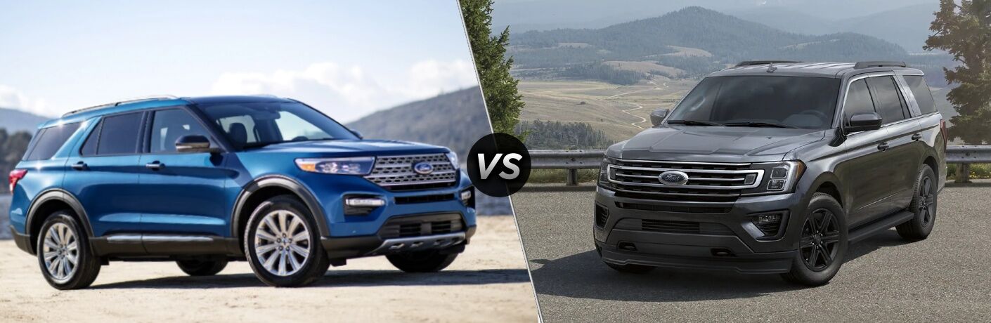 2021 Ford Explorer vs 2021 Ford Expedition