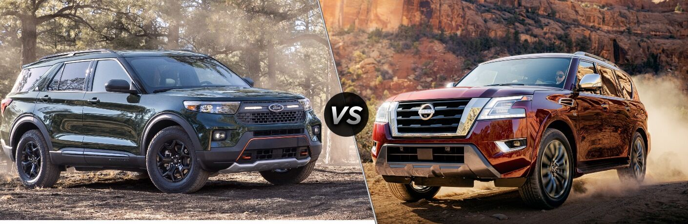 2021 Ford Explorer vs 2021 Nissan Armada