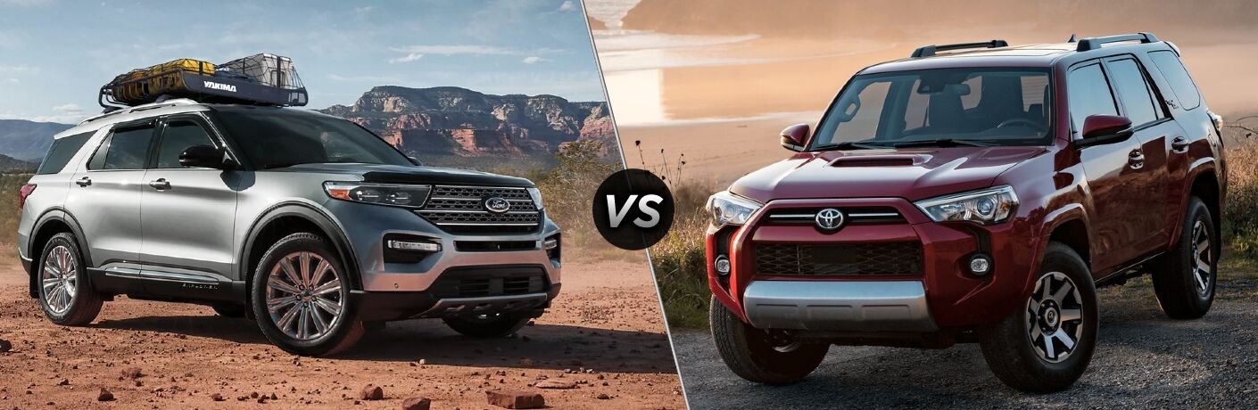 2021 Ford Explorer vs 2021 Toyota 4Runner