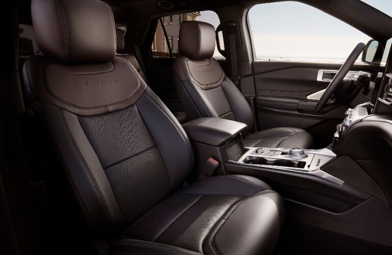 2021 Ford Explorer interior front seats