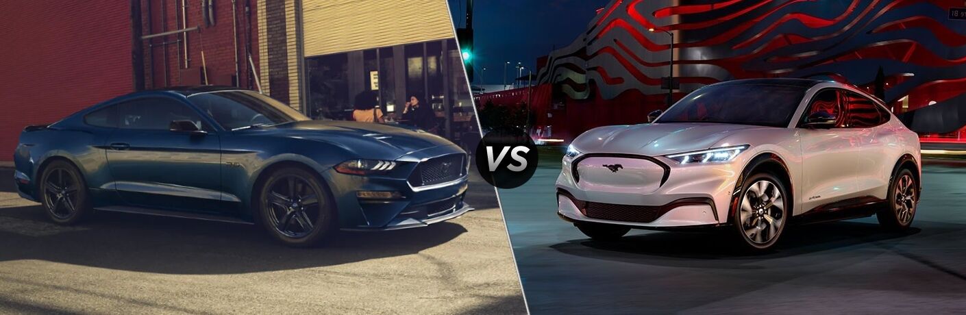 2021 Ford Mustang vs 2021 Ford Mustang Mach-E