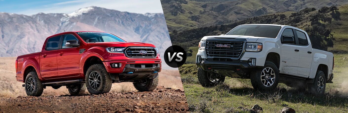 2021 Ford Ranger vs 2021 GMC Canyon