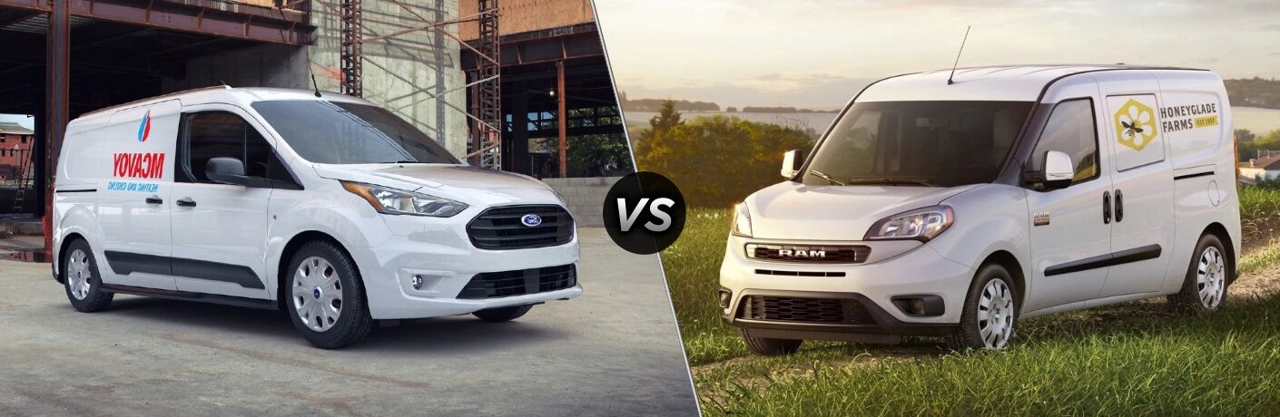 2021 Ford Transit Connect vs 2021 Ram ProMaster City
