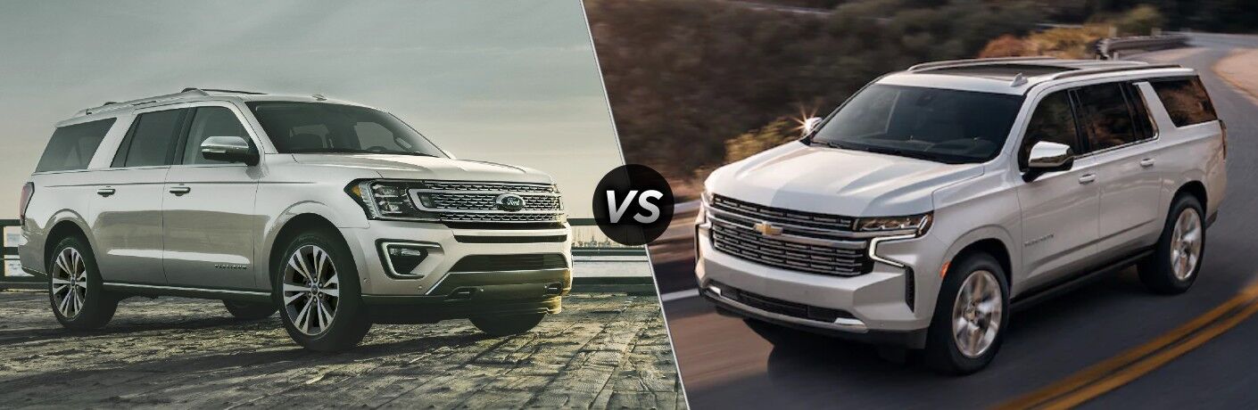 2021 Ford Expedition vs 2021 Chevrolet Suburban