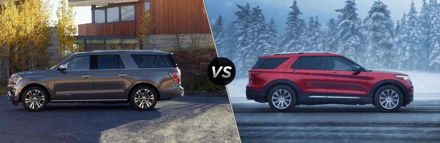 2021 Ford Expedition vs 2021 Ford Explorer