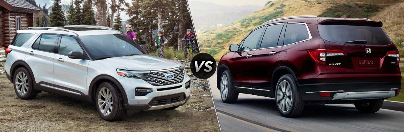2021 Ford Explorer vs 2021 Honda Pilot
